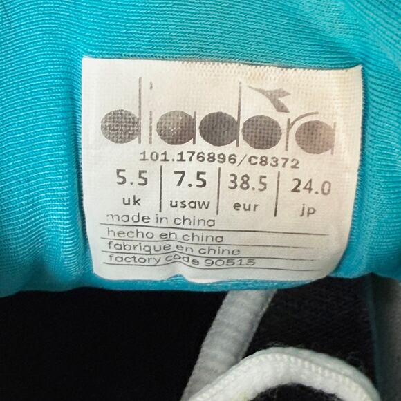 Diadora Mythos Blushield Volo Running Sneakers Shoes Turquoise C8372 Women 7.5 - Picture 13 of 13